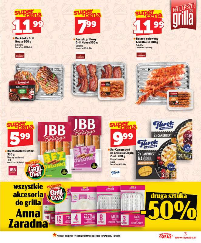 TOPAZ - gazetka promocyjna Gazetka od środy 03.06 do środy 10.06 - strona 3
