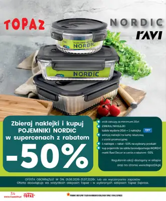 TOPAZ - gazetka promocyjna Gazetka od środy 03.06 do środy 10.06 - strona 34