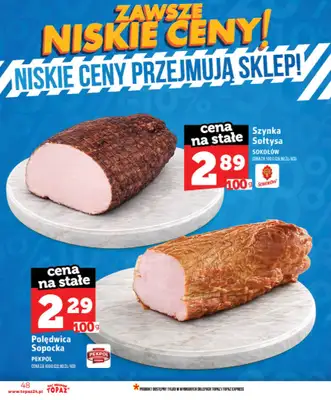 TOPAZ - gazetka promocyjna Gazetka od środy 03.06 do środy 10.06 - strona 48