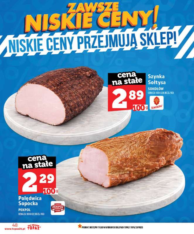 TOPAZ - gazetka promocyjna Gazetka od środy 03.06 do środy 10.06 - strona 48