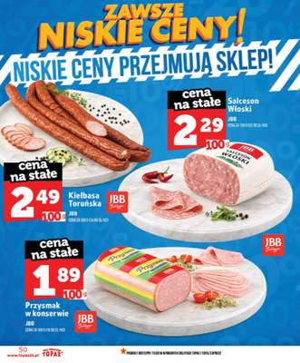 TOPAZ - gazetka promocyjna Gazetka od środy 03.06 do środy 10.06 - strona 50