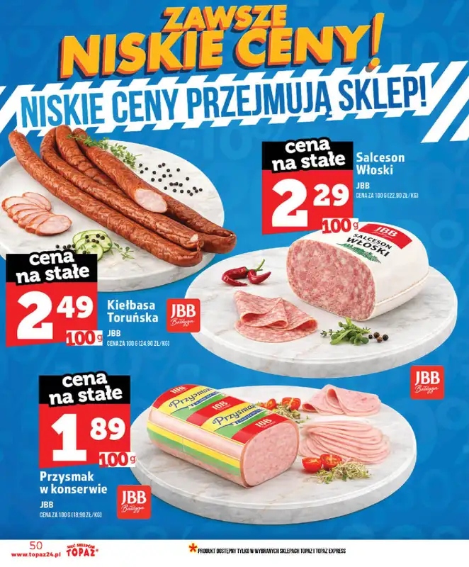 TOPAZ - gazetka promocyjna Gazetka od środy 03.06 do środy 10.06 - strona 50