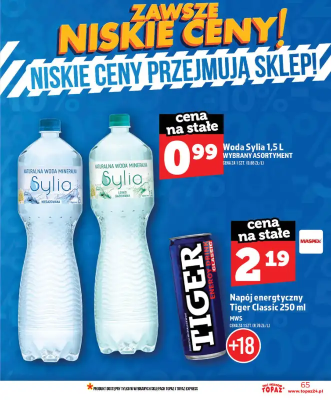 TOPAZ - gazetka promocyjna Gazetka od środy 03.06 do środy 10.06 - strona 65
