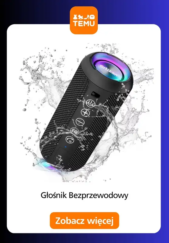 Temu - gazetka promocyjna Głośniki bezprzewodowe od piątku 29.05  - strona 3
