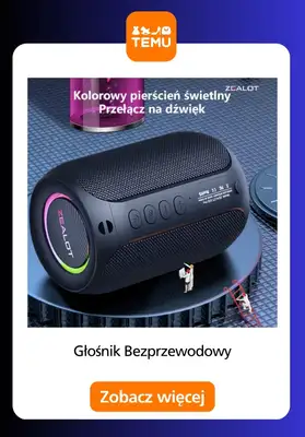 Temu - gazetka promocyjna Głośniki bezprzewodowe od piątku 29.05  - strona 10