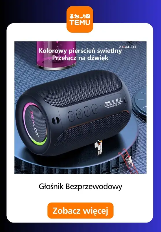 Temu - gazetka promocyjna Głośniki bezprzewodowe od piątku 29.05  - strona 10