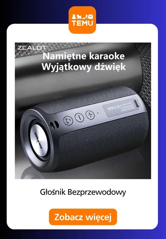 Temu - gazetka promocyjna Głośniki bezprzewodowe od piątku 29.05  - strona 9