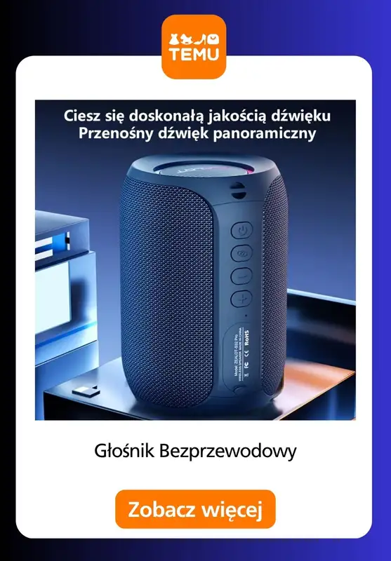 Temu - gazetka promocyjna Głośniki bezprzewodowe od piątku 29.05  - strona 11