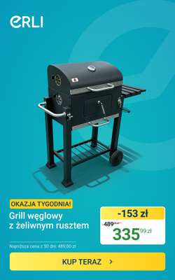 ERLI - gazetka promocyjna Okazja Tygodnia Grill! od poniedziałku 01.06 do niedzieli 07.06