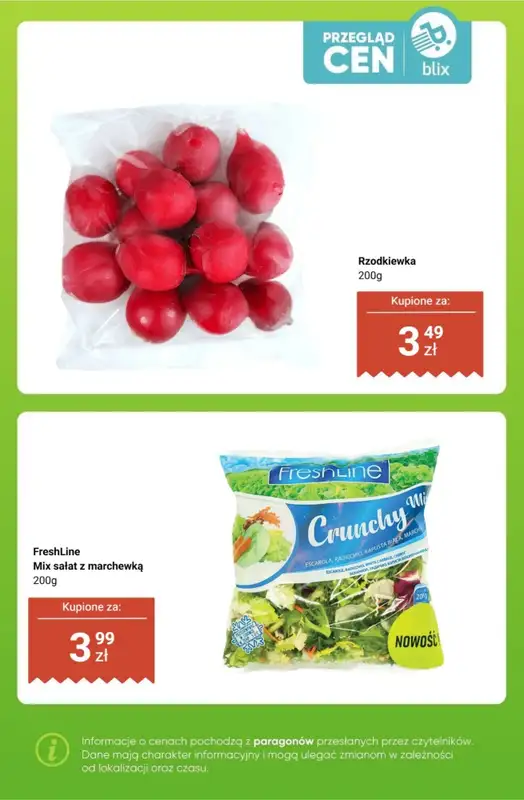 Dino - gazetka promocyjna Owoce i warzywa - przegląd cen i ciekawostki od poniedziałku 01.06 do niedzieli 07.06 - strona 9