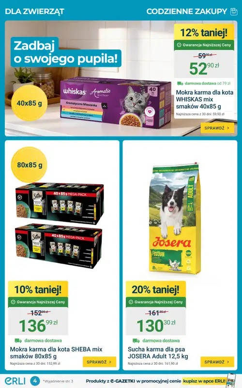 ERLI - gazetka promocyjna Codzienne zakupy taniej na ERLI! od poniedziałku 01.06 do niedzieli 07.06 - strona 4