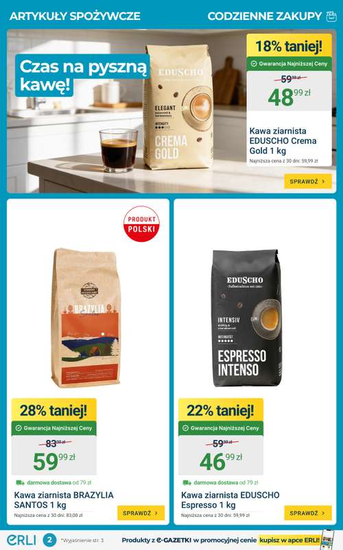 ERLI - gazetka promocyjna Codzienne zakupy taniej na ERLI! od poniedziałku 01.06 do niedzieli 07.06 - strona 2