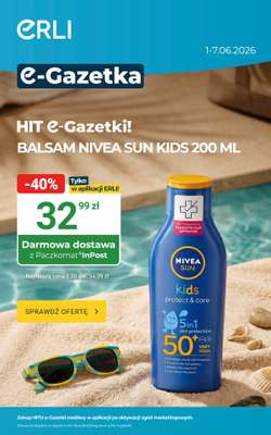 ERLI - gazetka promocyjna Codzienne zakupy taniej na ERLI! od poniedziałku 01.06 do niedzieli 07.06