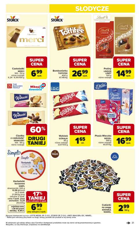 Carrefour - gazetka promocyjna Gazetka Carrefour od poniedziałku od poniedziałku 01.06 do soboty 06.06 - strona 33