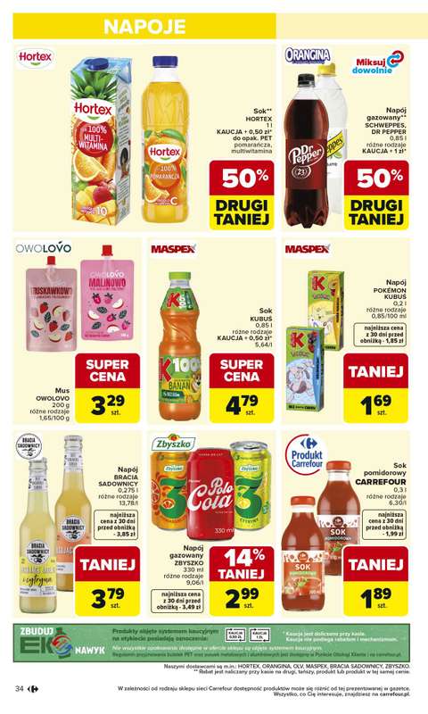 Carrefour - gazetka promocyjna Gazetka Carrefour od poniedziałku od poniedziałku 01.06 do soboty 06.06 - strona 36