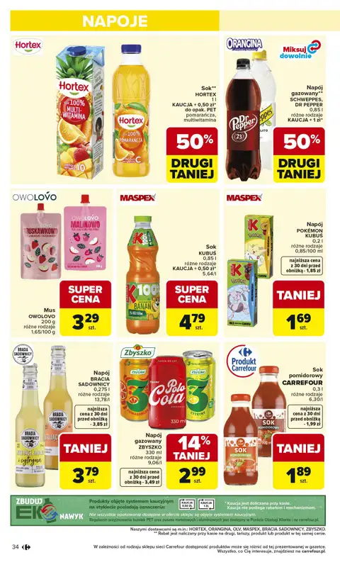 Carrefour - gazetka promocyjna Gazetka Carrefour od poniedziałku od poniedziałku 01.06 do soboty 06.06 - strona 36
