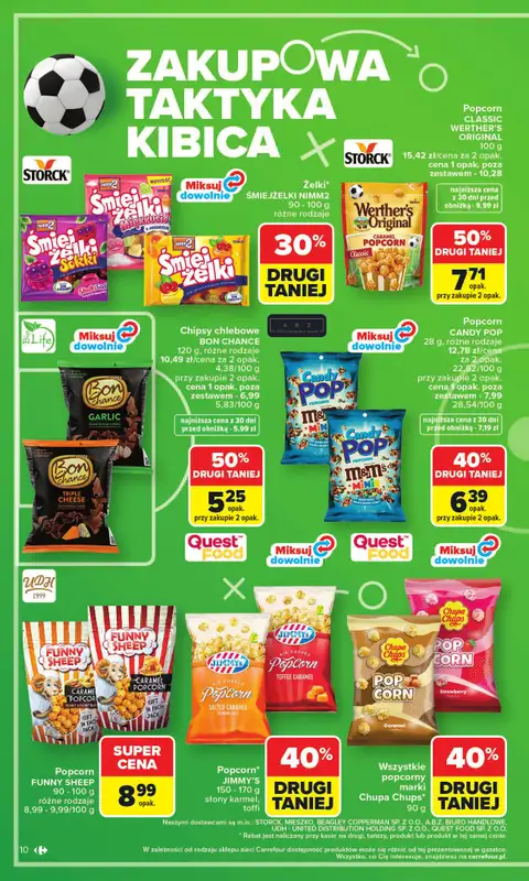 Carrefour - gazetka promocyjna Gazetka Zakupowa taktyka kibica od poniedziałku 01.06 do soboty 13.06 - strona 10