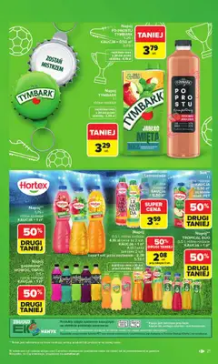 Carrefour - gazetka promocyjna Gazetka Zakupowa taktyka kibica od poniedziałku 01.06 do soboty 13.06 - strona 21
