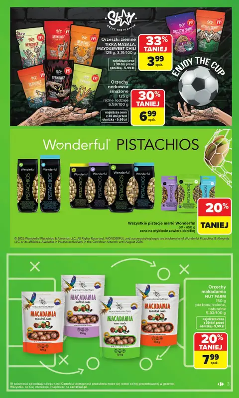 Carrefour - gazetka promocyjna Gazetka Zakupowa taktyka kibica od poniedziałku 01.06 do soboty 13.06 - strona 3