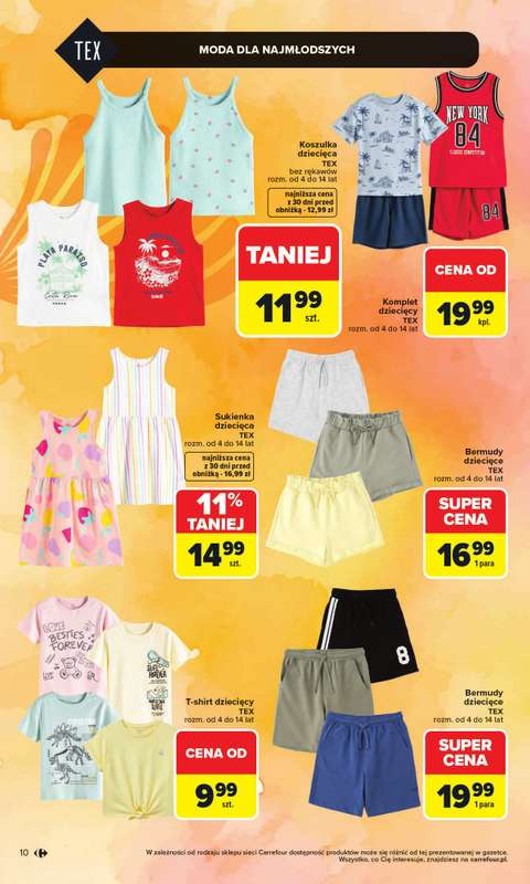 Carrefour - gazetka promocyjna Gazetka Stylizacje na letnie okazje od poniedziałku 01.06 do soboty 20.06 - strona 10