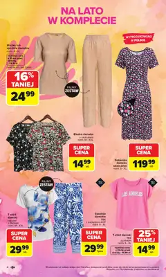 Carrefour - gazetka promocyjna Gazetka Stylizacje na letnie okazje od poniedziałku 01.06 do soboty 20.06 - strona 4