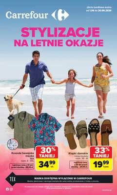 Carrefour - gazetka promocyjna Gazetka Stylizacje na letnie okazje od poniedziałku 01.06 do soboty 20.06