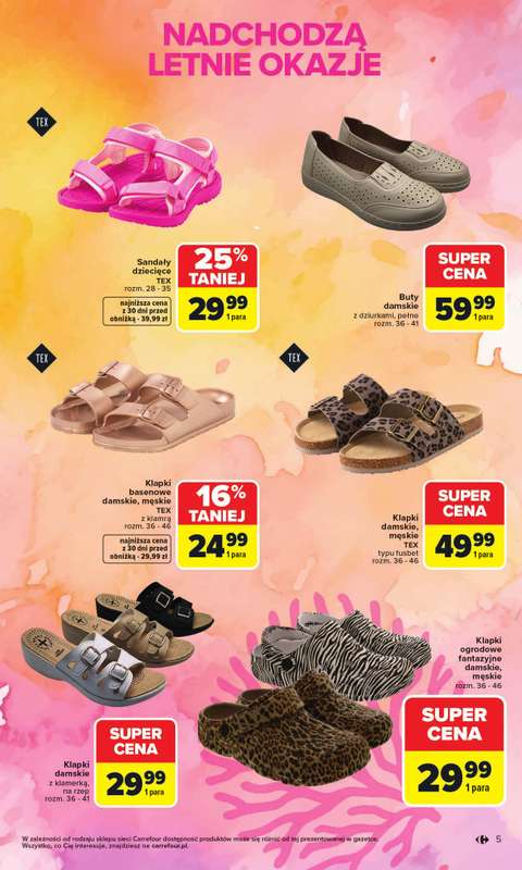 Carrefour - gazetka promocyjna Gazetka Stylizacje na letnie okazje od poniedziałku 01.06 do soboty 20.06 - strona 5