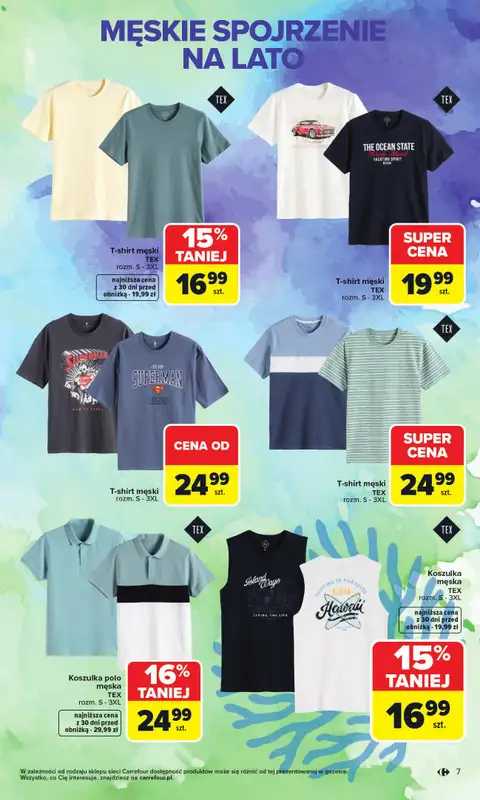 Carrefour - gazetka promocyjna Gazetka Stylizacje na letnie okazje od poniedziałku 01.06 do soboty 20.06 - strona 7