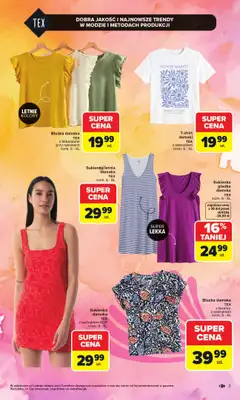 Carrefour - gazetka promocyjna Gazetka Stylizacje na letnie okazje od poniedziałku 01.06 do soboty 20.06 - strona 3