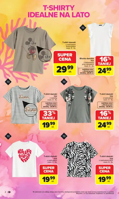 Carrefour - gazetka promocyjna Gazetka Stylizacje na letnie okazje od poniedziałku 01.06 do soboty 20.06 - strona 2