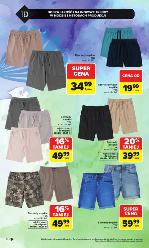 Carrefour - gazetka promocyjna Gazetka Stylizacje na letnie okazje od poniedziałku 01.06 do soboty 20.06 - strona 8