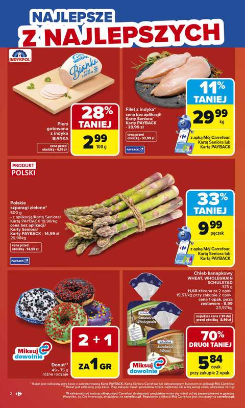 Carrefour Market - gazetka promocyjna Gazetka Carrefour Market od poniedziałku od poniedziałku 01.06 do soboty 06.06 - strona 4