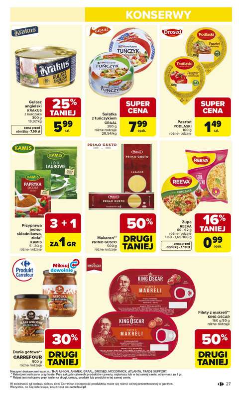 Carrefour Market - gazetka promocyjna Gazetka Carrefour Market od poniedziałku od poniedziałku 01.06 do soboty 06.06 - strona 29