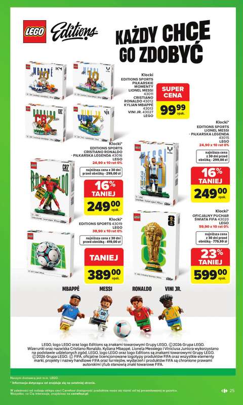 Carrefour Market - gazetka promocyjna Gazetka Zakupowa taktyka kibica od poniedziałku 01.06 do soboty 13.06 - strona 25