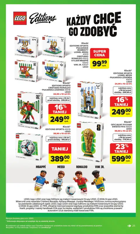 Carrefour Market - gazetka promocyjna Gazetka Zakupowa taktyka kibica od poniedziałku 01.06 do soboty 13.06 - strona 25