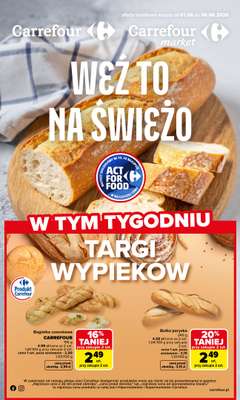 Carrefour Market - gazetka promocyjna Gazetka Weź to na świeżo od poniedziałku 01.06 do soboty 06.06