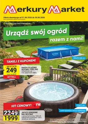 Merkury Market - gazetka promocyjna Gazetka Ogród od poniedziałku 01.06 do wtorku 30.06