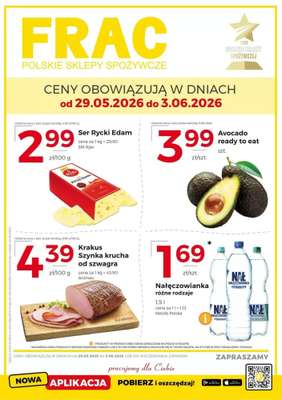 Frac - gazetka promocyjna Gazetka od soboty 30.05 do środy 03.06