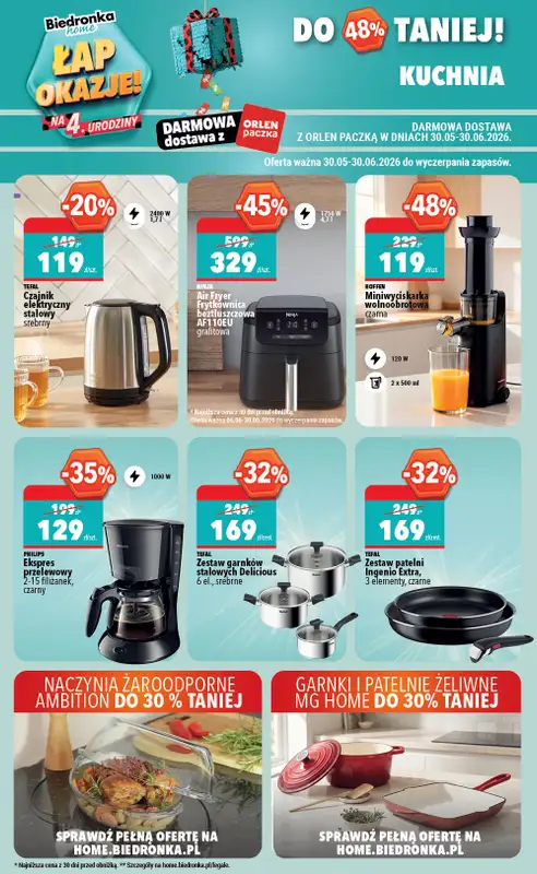 Biedronka Home - gazetka promocyjna Najlepsze oferty od soboty 30.05 do piątku 31.07 - strona 7