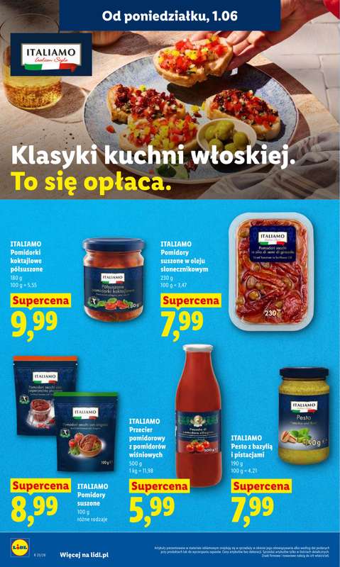 Lidl - gazetka promocyjna Oferta od poniedziałku od poniedziałku 01.06 do środy 03.06 - strona 58