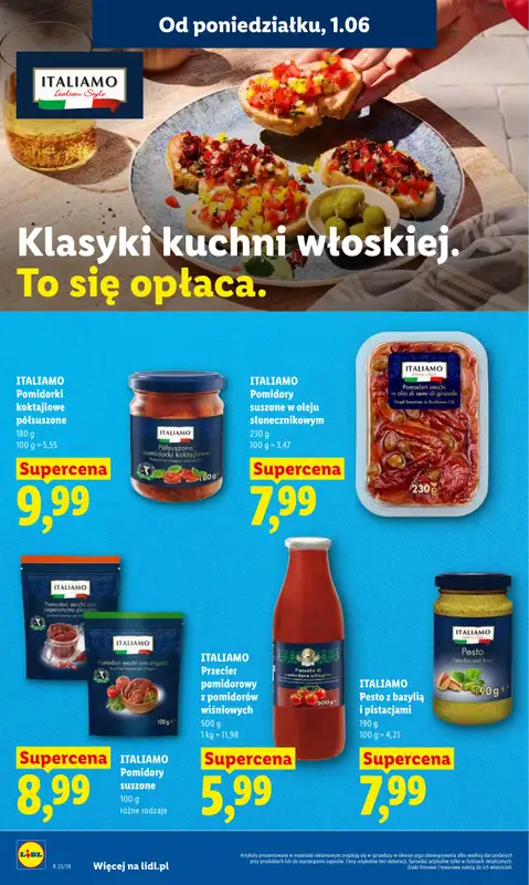 Lidl - gazetka promocyjna Oferta od poniedziałku od poniedziałku 01.06 do środy 03.06 - strona 58