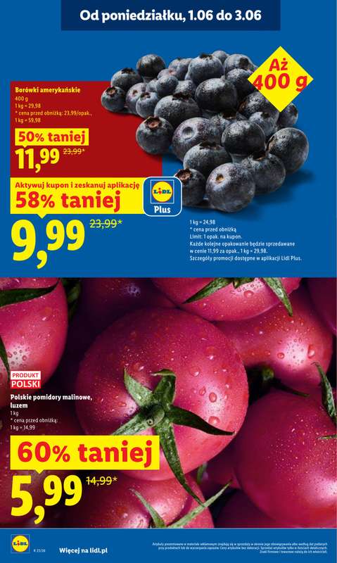 Lidl - gazetka promocyjna Oferta od poniedziałku od poniedziałku 01.06 do środy 03.06 - strona 6