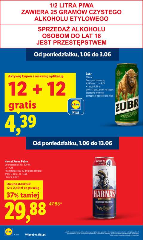 Lidl - gazetka promocyjna Oferta od poniedziałku od poniedziałku 01.06 do środy 03.06 - strona 14