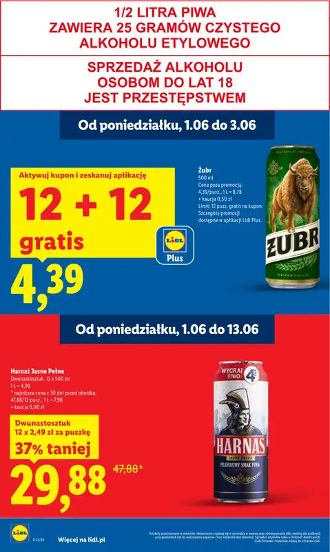 Lidl - gazetka promocyjna Oferta od poniedziałku od poniedziałku 01.06 do środy 03.06 - strona 14