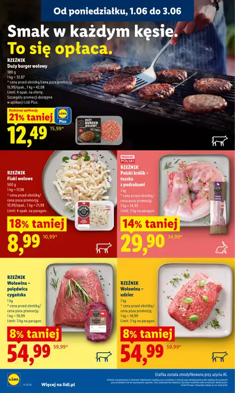 Lidl - gazetka promocyjna Oferta od poniedziałku od poniedziałku 01.06 do środy 03.06 - strona 74