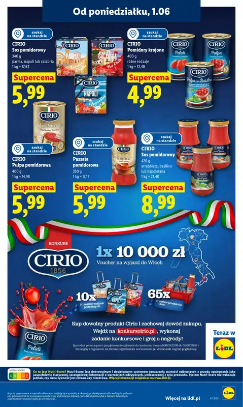 Lidl - gazetka promocyjna Oferta od poniedziałku od poniedziałku 01.06 do środy 03.06 - strona 57