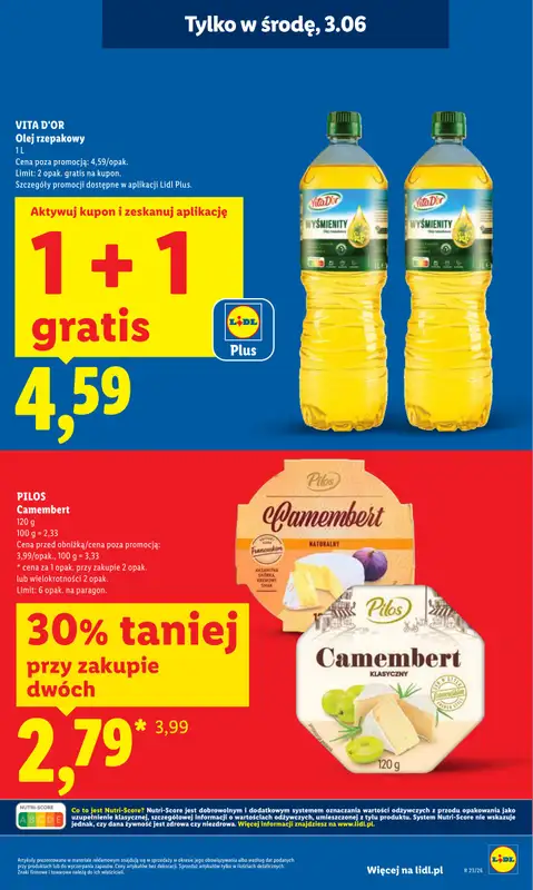 Lidl - gazetka promocyjna Oferta od poniedziałku od poniedziałku 01.06 do środy 03.06 - strona 21