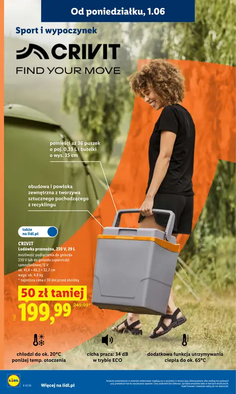 Lidl - gazetka promocyjna Oferta od poniedziałku od poniedziałku 01.06 do środy 03.06 - strona 40