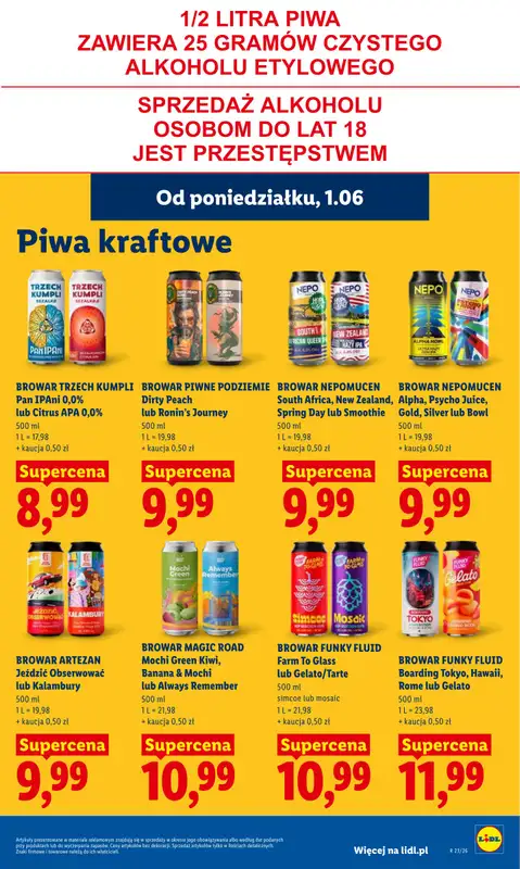 Lidl - gazetka promocyjna Oferta od poniedziałku od poniedziałku 01.06 do środy 03.06 - strona 91