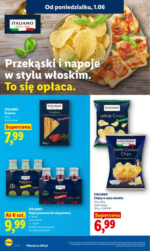 Lidl - gazetka promocyjna Oferta od poniedziałku od poniedziałku 01.06 do środy 03.06 - strona 62